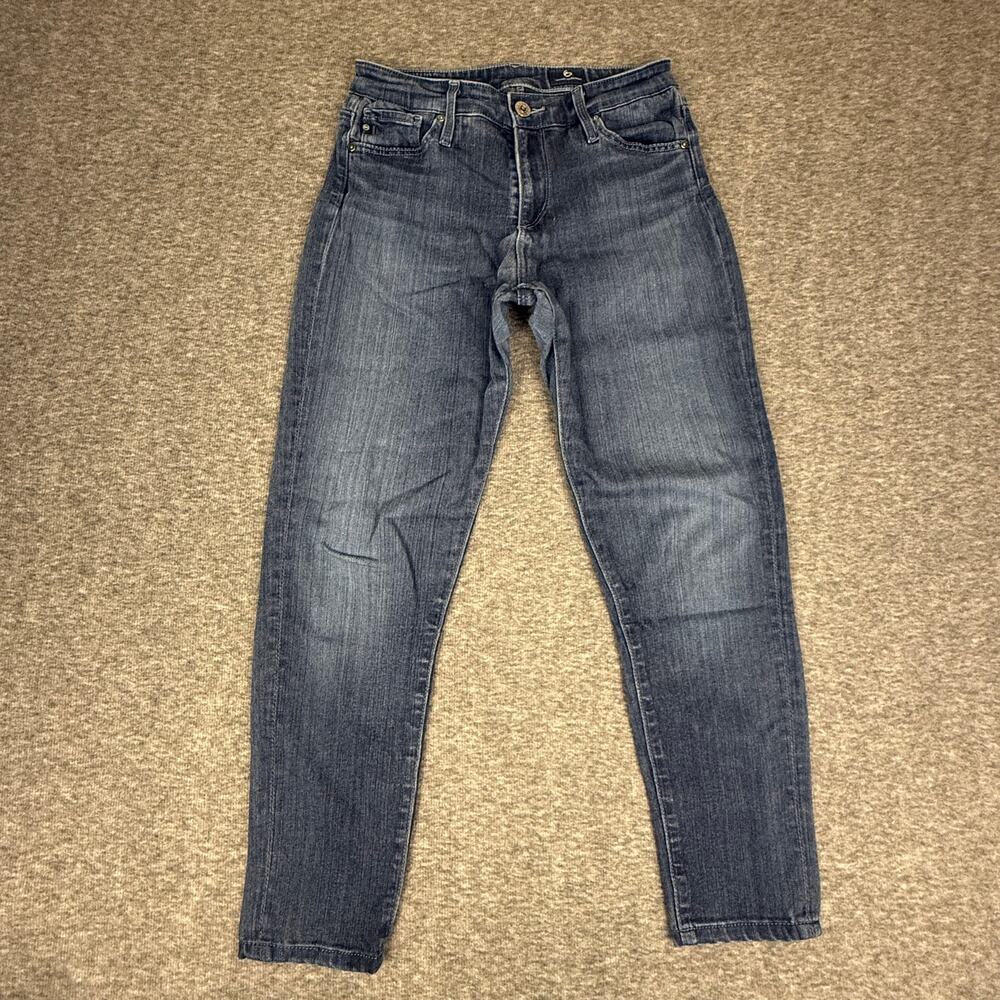 AG Adriano Goldschmied The Farrah Skinny Jean 25R High Rise Dark Wash
